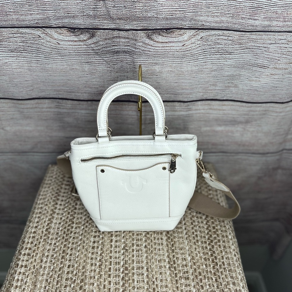 True Religion White crossbody bag